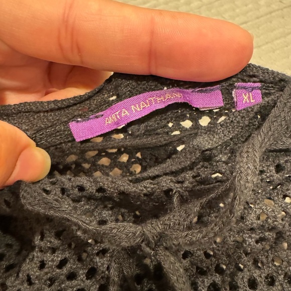 Black Lace Trim Women's Shorts - Picture 3 of 7